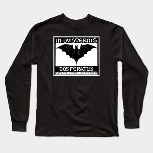 NOSFERATU BAT B&W Long Sleeve T-Shirt